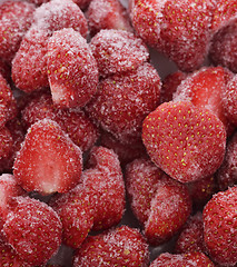 Image showing Frozen Strawberries