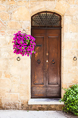 Image showing Tuscan door