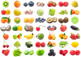 Image showing Fruits and Vegetables