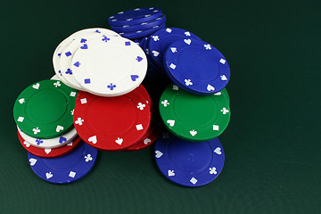 Image showing poker chips