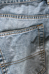 Image showing jeans pocket