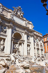 Image showing Fountain di Trevi