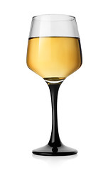 Image showing White wine glass