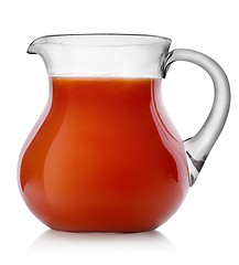 Image showing Tomato juice in a jug