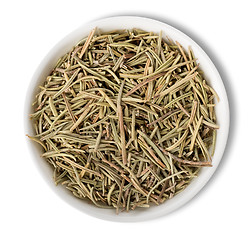 Image showing Rosemary in plate isolated