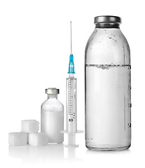 Image showing Drop counter and syringe