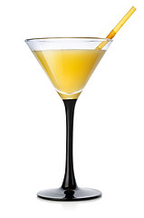 Image showing Orange cocktail in a high glass