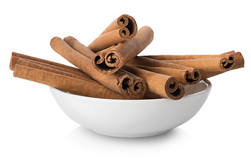 Image showing Cinnamon in a plate