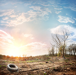 Image showing Garbage dump