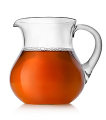 Image showing Pear juice in a jug