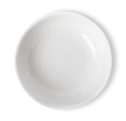 Image showing White bowl isolated