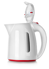 Image showing White kettle isolated