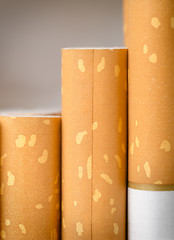 Image showing Brown filter cigarettes