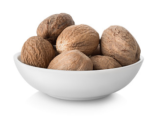 Image showing Nutmegs  in plate