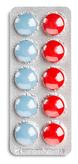 Image showing Pills vitamins isolated