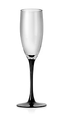 Image showing Empty champagne glass