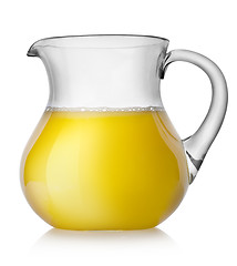 Image showing Orange juice in a jug