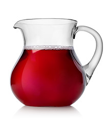 Image showing Pomegranate juice in a jug