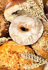 Image showing Assortment of fresh breads