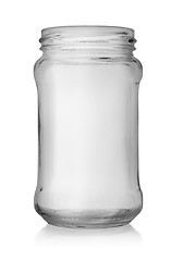 Image showing Empty jar isolated