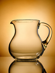 Image showing Pitcher on a gold background