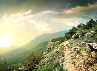 Image showing Road in mountains