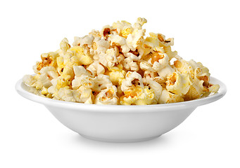 Image showing Popcorn in a plate