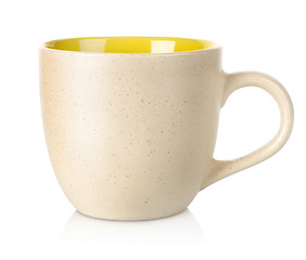 Image showing Yellow cup