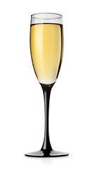 Image showing White wine glass