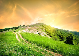 Image showing Road in mountains