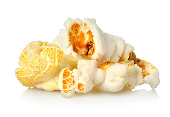 Image showing Freshly popped corn