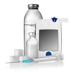 Image showing Insulin and drop counter