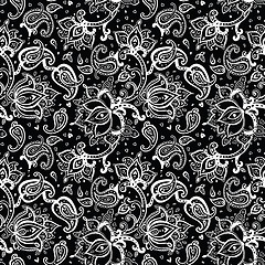 Image showing Seamless Paisley background.