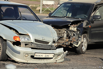 Image showing accident at road