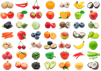 Image showing Fruits and Vegetables