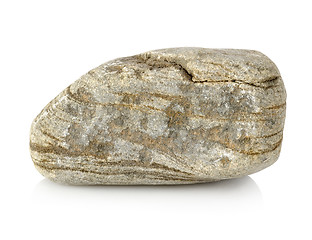 Image showing Grey granite stone isolated