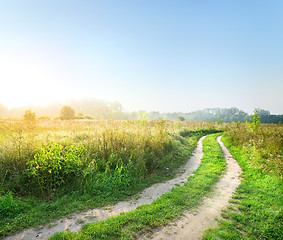 Image showing Road in the field