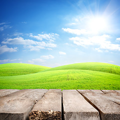 Image showing Table and field