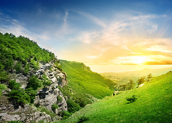 Image showing Mountains valley of ghosts