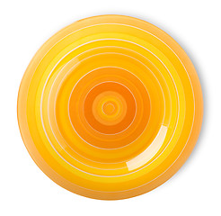 Image showing Orange plate