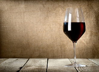 Image showing Glass of dessert wine