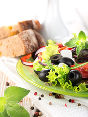 Image showing Vegetarian salad