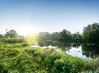 Image showing River in sunny morning