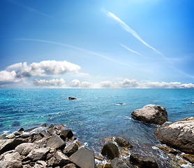 Image showing Stony beach