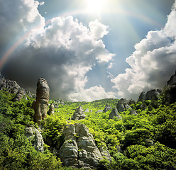 Image showing Valley of ghosts in Ukraine