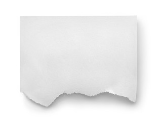 Image showing Sheet of white paper