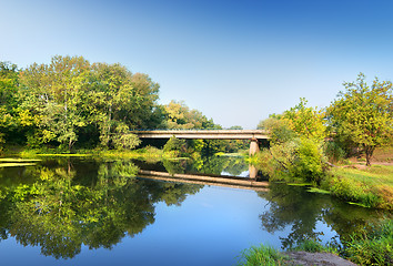 Image showing Bridge over the river