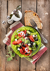 Image showing Tasty vegetable salad