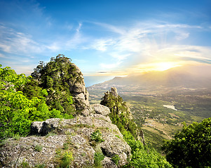 Image showing Mountain valley of ghosts