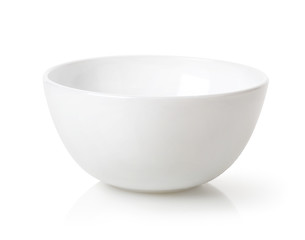 Image showing Empty white bowl